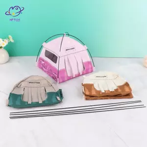 HFTOY 1 Bộ Lều Ngoài Trời Mô Phỏng Thu Nhỏ Trang Trí Nhà Búp Bê Tỉ Lệ 1: 12 Lều Cắm Trại Trang Trí Đồ trang trí Phụ Kiện DIY Đạo Cụ Ảnh ~