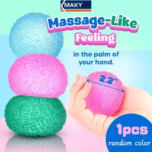 MAKY Nhiều Màu Sắc Bóp Bóng Đồ Chơi Mềm Mochi Đồ Chơi Chậm Phục Hồi Căng Thẳng Đồ Chơi Squishy Cảm Giác Fidget Đồ Chơi Dành Cho Trẻ Em Người Lớn Quà Tặng VN