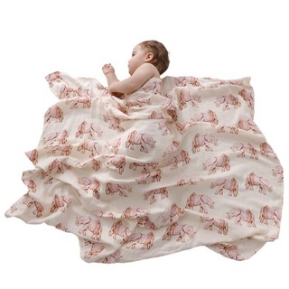 Mùa Hè Lớp Một muslin Cotton Sơ Sinh Quấn 2 Lớp Quấn Bé Gạc Tắm Sơ Sinh Đơn Bao Chăn Chăn B1PH
