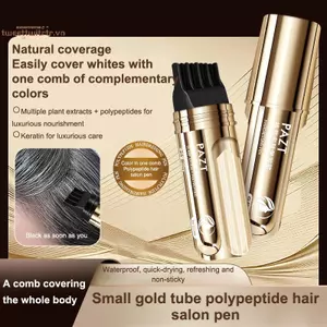 TRTR 2 Trong 1 Cây Thuốc Nhuộm Tóc Sti Withb Nâu Lâu Dài Tạm Thời Tóc Màu Che Tóc Trắng Tóc Bút Hairline Có Thể Giặt VN