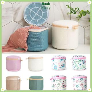 [Còn hàng] Túi giặt áo ngực NOOKSTORY, Quần lót áo ngực bảo vệ hình trụ Túi đặc biệt, Túi lưới dày bảo vệ ba chiều