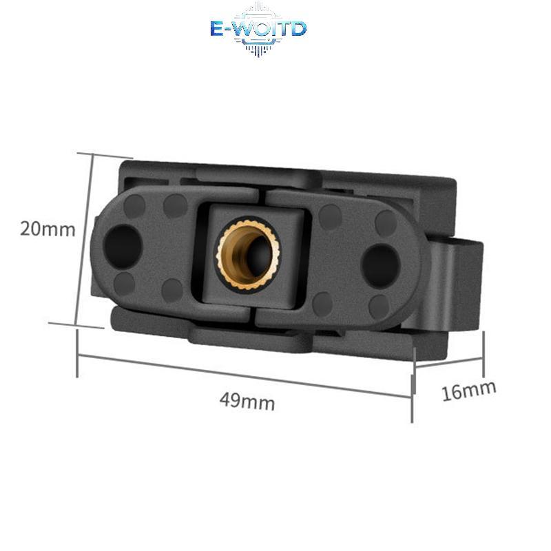E-WOITD Thích Hợp Cho DJI Osmo Nano Bộ Chuyển Đổi Lắp Đặt Từ Tính Đế Máy Ảnh Có Thể Gập Lại Lắp Đặt Cố Định Chân Đế Qui Phát Hành E-WOITD