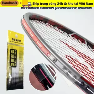 Băng bảo vệ đầu vợt BAMBOOB, Băng cạnh vợt tự dính trong suốt, Chống mài mòn Vô hình chống sơn Đầu vợt Thiết bị thể thao