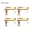 Toyuvn HUIOP 4 Bộ điều chỉnh dây bằng hợp kim vàng Bộ điều chỉnh dây cho 3/4 4/ Violin với độ bền và độ ổn định vượt trội Hình thức rất đặc biệt Dễ lắp đặt Bộ phụ tùng thay thế