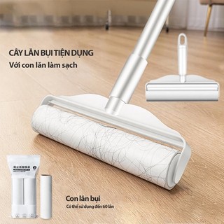 Cây Lăn Bụi Sàn Nhà 24cm-124cm Dụng Cụ Lau Sàn/ Mành Rèm Siêu Tiện Dụng
