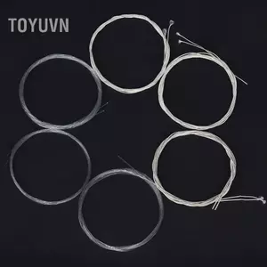 toyuvn Bộ dây Oud (G-D-A-E-B-F) Dây 12 dây hợp kim đồng mạ bạc nylon trong suốt