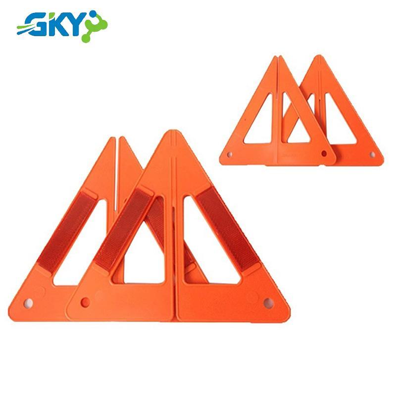 GKY Xe Di Động Tự Động Phản Quang Cảnh Báo Giao Thông Ký Tam Giác Có Thể Gập Lại Chắc Chắn Đứng Chân Máy Đường Khẩn Cấp StandbyCar Phụ Kiện GKY