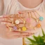 Influencer Bán Chạy Dầu Nhỏ Giọt Hoa Cúc Ngọt Ngào Thời Trang Tính Khí Vòng Cổ Hoa Nữ Thiết Kế Cảm Giác Thép Không Gỉ Clavi