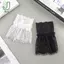 Tay áo giả nữ có dây ngắn màu trắng và xếp li Phụ kiện ren đẹp Trang phục ngoài trời