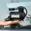 Máy bơm lốp máy nén FANIELLAPOWELL, Máy bơm lốp ô tô xe đạp xe máy, Mini có đồng hồ đo áp suất cơ khí DC 12V Máy bơm lốp điện di động