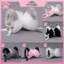 MYPANDA Mèo Cáo Tai Kẹp Tóc Lông Tơ Sang Trọng Cosplay Kẹp Barrette Trang Phục Dự Tiệc Phụ Kiện.