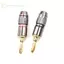 Ge 4 chiếc Mạ Vàng BFA 4mm Chuối Cắm Nam Loa Kết Nối Adapter n
