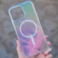 Ốp Lưng ZAGG Iridescent Hiệu Ứng Lông Vũ Cho iPhone - Hỗ Trợ Sạc Không Dây Từ Tính, Chống Trơn Trượt