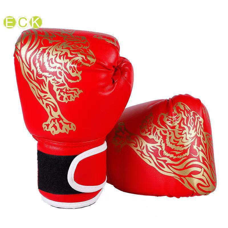 Găng tay đấm bốc chuyên nghiệp trẻ em, da PU thoáng khí, dùng cho túi cát và tập luyện Kiboxing