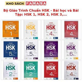 Sách - Bộ Giáo Trình Chuẩn HSK - Bài học và Bài Tập: HSK 1, HSK 2, HSK 3,...