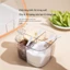 Hộp Gia Vị Một Nhà Bếp Nhiều Lưới Đa Năng Trong Suốt Gia Vị Lọ Muối Tiêu Bột Ngọt Kết Hợp Hộp Gia Vị Bảo Quản Bình