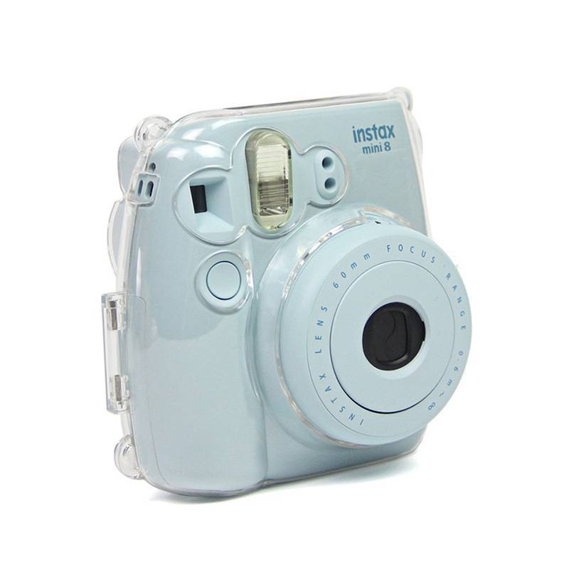 [Keepcheer] Fujifilm Instax Mini 8 / 8 + 9 Phim Máy Ảnh Tức Thì Trong Suốt Vỏ Cứng Túi Bao Mới