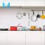9 Miếng Acrylic Tự Dính Dao Cạo Giá Đỡ Móc Tắm Cho Phòng Tắm Nhà Bếp Tổ Chức Dao Cạo Cắm Khăn (Trong Suốt)