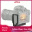 Apill Giá đỡ máy ảnh Hợp kim nhôm Tấm tháo nhanh 1/4in Lỗ gắn để chụp ảnh EOS 5D Mark
