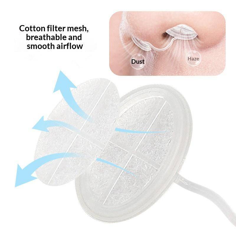 HFSHY 4 Kích Cỡ Bộ Lọc Mũi Dùng Một Lần Phích Cắm Mũi Vô Hình Để Sử Dụng Ngoài Trời Hàng Ngày Chống Bụi Dị Ứng Khói Kiểm Soát Mũi Cho Bụi VN