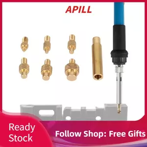 Apill Bộ Nhiệt Lắp Đầu Cho Kích Cỡ M2 M2.5 M3 M4 M5 M6 1/4 Inch M8 Mỏ Hàn 3D Máy In Người Dùng Đa Năng 936 Đầu Đầu