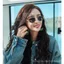 Lisa Cùng Phong Cách Kính Mát Nữ Cao Cấp Mặt Tròn Retro Kim Loại Dạo Phố Kính Mát Chụp Ảnh