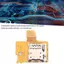 Guansfs Guansfs Đầu Đọc Thẻ Micro Thay Thế Nhôm ABS Khe Cắm Bộ Nhớ Ổ Cắm Ban Cho