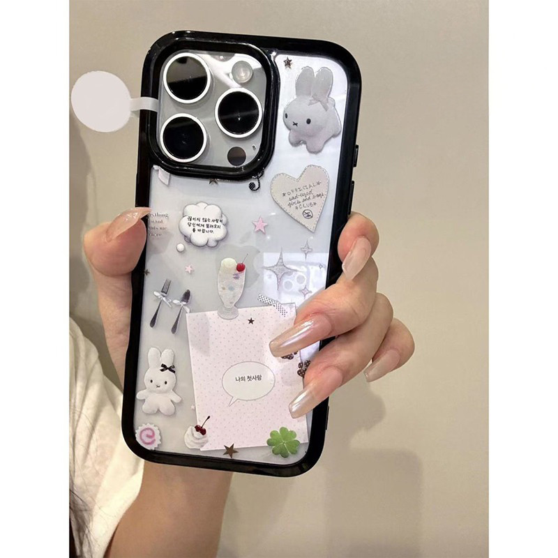 Ốp Lưng Cho IPhone 11 17 16 15 13 14 12 Pro Max AIR 16 15 Plus XR XS Max Vỏ trong suốt Acrylic ngọt ngào tươi mát | BigBuy360 - bigbuy360.vn