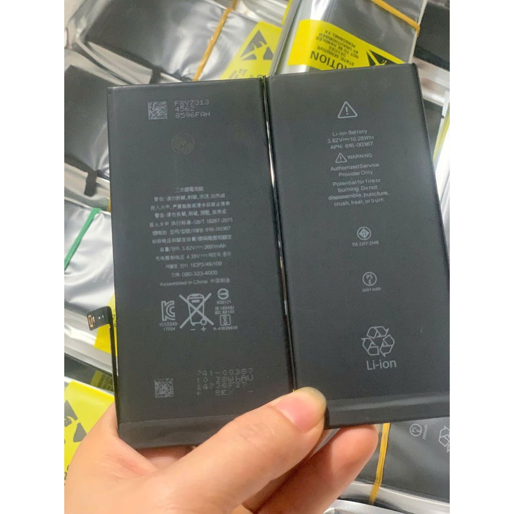 Pin dung lượng chuẩn cho máy 5, 5s, 6, 6S, 6P, 6SP, 7, 7P, 8, 8P,  chất lượng cao tặng kèm siu dán | BigBuy360 - bigbuy360.vn