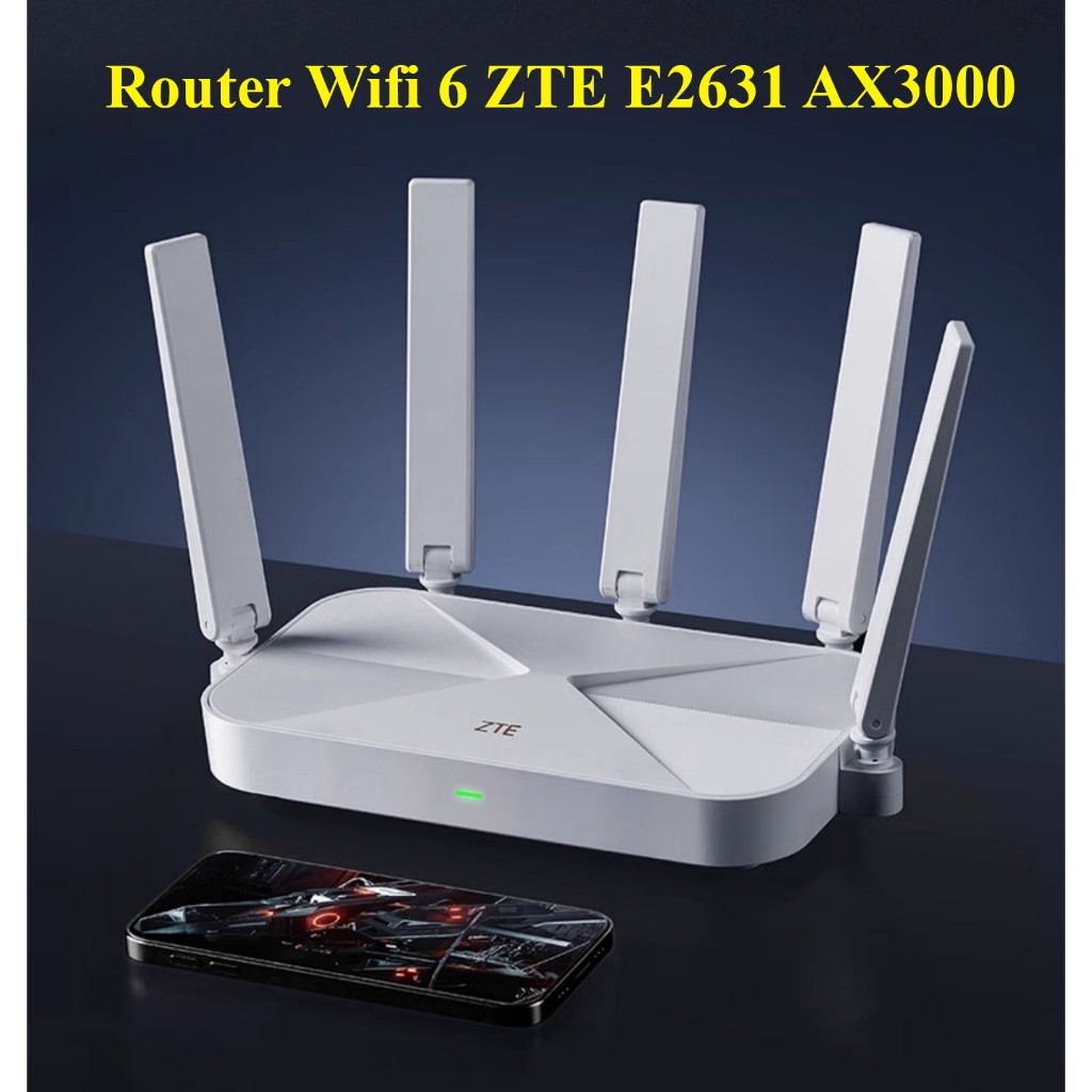 [New 100%] Bộ phát router Wifi 6 ZTE E2633 E2638 E2631 AX3000 , Mesh . New 100% . [BH 3 tháng] | BigBuy360 - bigbuy360.vn
