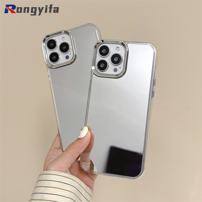 Ốp Gương Đơn Giản Cho OPPO Reno 15F 15 Pro Max Mini 15C 14F Find X9 X9S X8 Ultra X8S K15 K14 K14X K13S K13 Turbo Pro Plus Ốp lưng Chống Sốc Dễ Thương