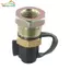 Lấy Van Khí Bạc 2 Đầu Nối Bình Khí M16x1.5 Kim Loại Chất Lượng Cao