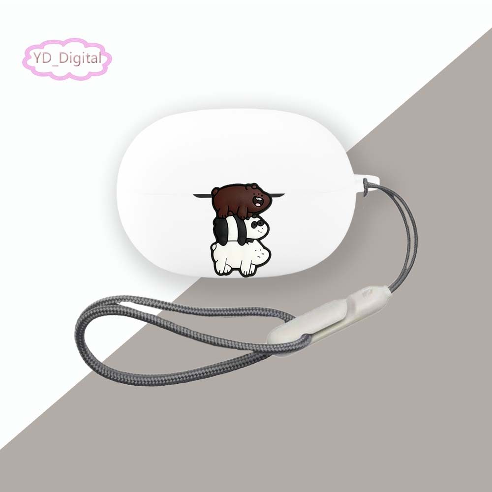 Dành Cho Edifier Comfo Bass Vỏ Bảo Vệ Tai Nghe Có Vòng Chống Bụi, Ốp Silicone Mềm, Thiết Kế Dễ Thương