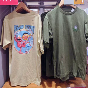 Áo thun ngắn tay in hình hoạt hình chất lượng cao 100% Cotton cao cấp cổ tròn cỡ lớn dành cho nam và nữ 0511
