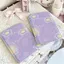 Gương gập mini trang điểm bỏ túi sao tím vẽ tay năng động mơ mộng trendy