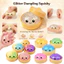 Soft Slime Họa Tiết Lấp Lánh Bun Squishy Lớn 8.5cm Sáng Bóng Hấp Bun Squishy Giảm Căng Thẳng Fidget Đồ Chơi Cho Trẻ Em Và Người Lớn