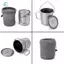 Bộ Đồ Ăn Cắm Trại Titan 750ML Có Nắp, Dùng Ngoài Trời và Pha Chế cà phê/trà