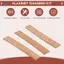 10 Chiếc Clarinet Joint Cork Sheet Nhạc Cụ Sax Phụ Kiện Sửa Chữa Bộ Thay Thế, 9.1X1.3X0.2Cm