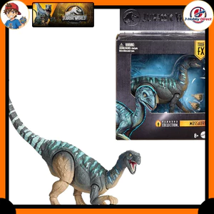Mattel Jurassic World Hammond Collection Musaurus Kids' Figure Dinosaur Toy Length: Approximately 19 cm Ages 8 and up Blue JKM89