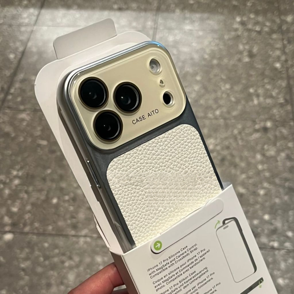 Ốp điện thoại họa tiết da vải thiều Thích hợp cho vỏ điện thoại iPhone17Promax Phong cách mới Giá trị cao Thích hợp cho iPhone16pro Kính 15 Chống va chạm 14 Chống sốc