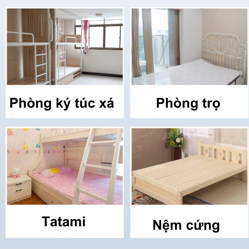 Đệm ngủ văn phòng gấp gọn êm ái, chống mạt thoáng khí , bảo vệ cột sống, tiết kiệm không gian
