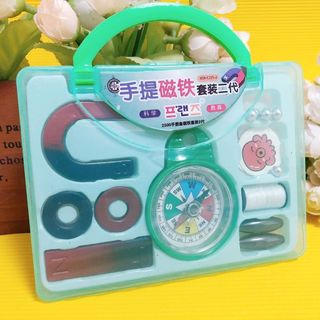 Trẻ Em Hình Chữ U Thí Nghiệm Khoa Học Dụng Cụ Giảng Dạy Đồ Chơi Nam Châm Đá Hướng Dẫn Học Sinh 26.4.23