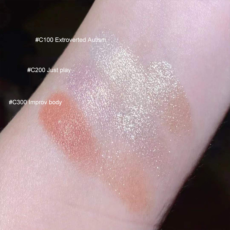 【Roshy】Phấn bắt sáng lấp lánh ánh nước dùng được cả mắt và má hồng. đa năng