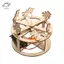 Bộ dụng cụ băng chuyền hình tròn bằng gỗ HFTOY Dự án xây dựng khoa học DIY Bộ mô hình lắp ráp câu đố bằng gỗ 3D Đồ chơi giáo dục ~