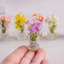 Dạ Quang Mini Mini Thu Nhỏ Mô Phỏng Bó Hoa Ba Chiều Nhựa Thủ Công Ô Tô Để Bàn Micro Phong Cảnh Tự Làm Đồ Trang Trí Làm Vườn Trang Trí