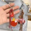 1 / 3 / 4 Bộ móc khóa thể thao siêu bền, Chất liệu Acrylic hợp kim có dây bện, Thiết kế chống phai màu không đứt cho túi chìa khóa Dây kéo