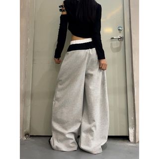 DICHUANGZHE Quần Lót Đôi Nam Nữ Cao Cấp, Thiết Kế Giả Hai Mảnh Eo Liền Phù Hợp Đi Đường Phố