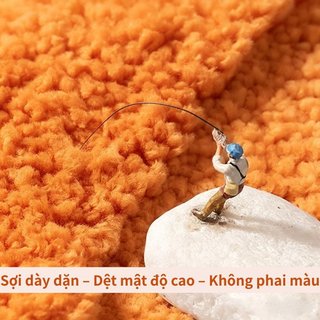 Thảm tắm thấm mềm mại Lông cừu giả chống trượt Polyester Trang trí cửa phòng tắm Thảm khô nhanh