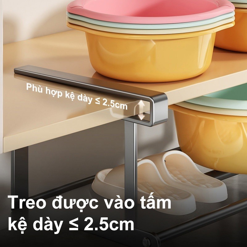 𝐎𝐥𝐢𝐟𝐞 Giá Đỡ Lưu Trữ Đa Chức Năng Chịu Tải 10KG Không Khoan Giá Để Đồ Tiện Lợi Có Thể Gấp Gọn