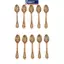 MAKY 10 Cái / bộ Vintage Mini Dao Kéo Thìa Nhà Búp Bê Thu Nhỏ Bộ Đồ Ăn Trẻ Em Đồ Chơi Búp Bê Trang Trí Nhà VN